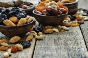 Fruits and nuts for Tu B'Shevat